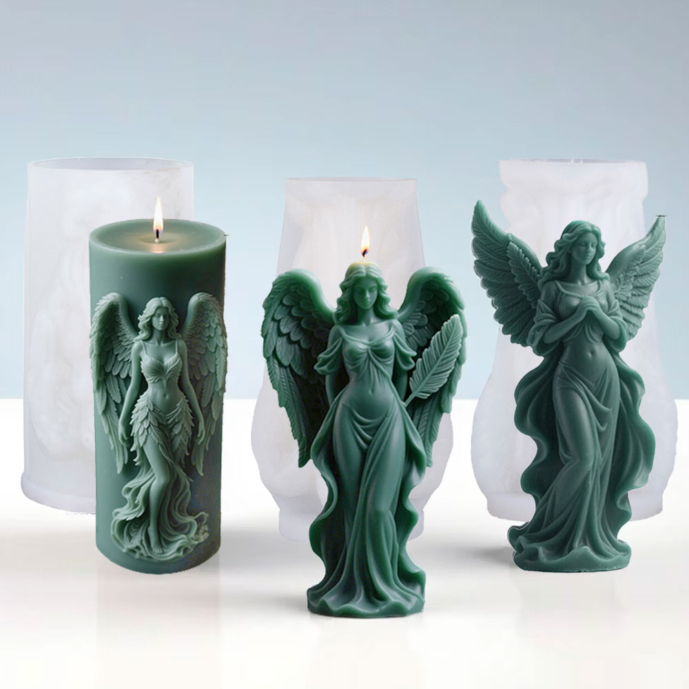 Candle Making Course - Flügel Göttin Duft Silikon Kerze Form