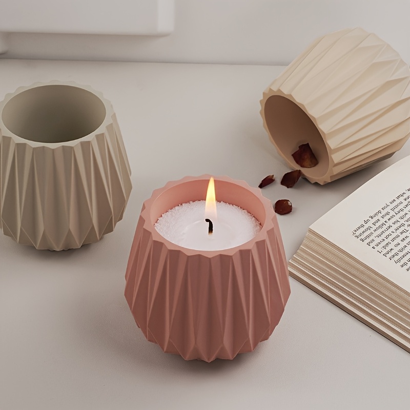 Candle Making Guide - Silikonform für Kerzenhalter mit Schnittfläche, DIY