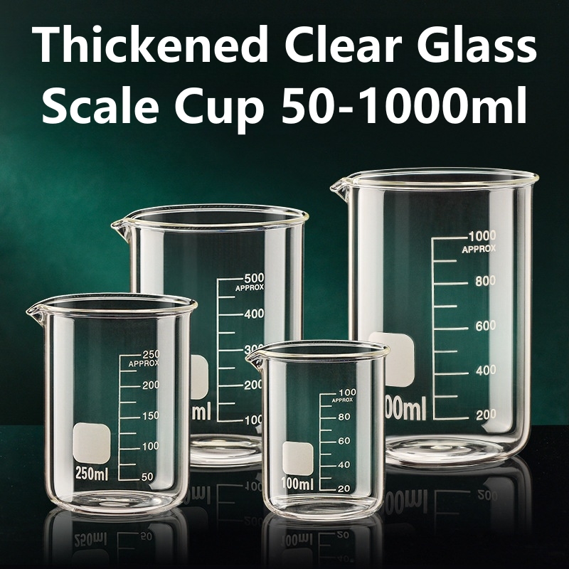 Candle Making Jug - 50–1000 ml Kombinationsset, Messbecher aus Borosilikatglas,
