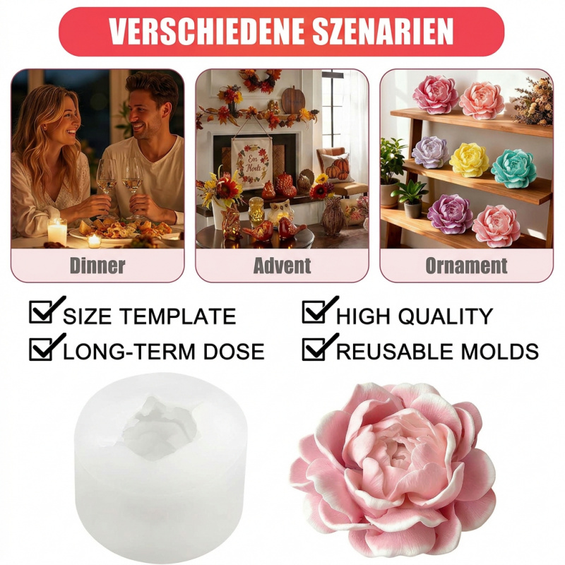 Silikonform für Jasminblütenke – Candle Making Jug Bewertung und Preis